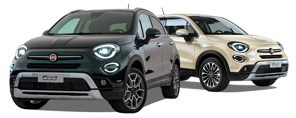 Fiat 500X Cross look